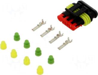 TE Connectivity Connector: wire-wire | plug