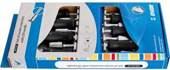 UNIOR Screwdriver: universal-set | 6-angles socket