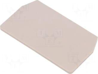 WEIDMÜLLER End/partition plate | Application: ZDU1