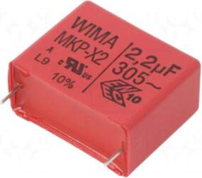 WIMA Capacitor: polypropylene | X2 |
