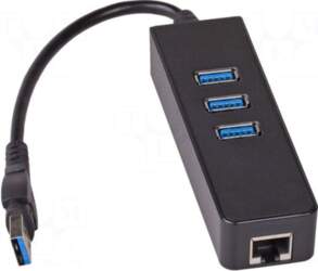 AKYGA Hub USB | RJ45 socket