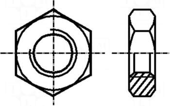 BOSSARD Nut | hexagonal | M3