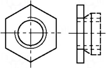 BOSSARD Nut | hexagonal | M3