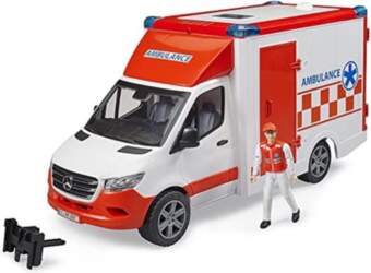 Bruder MB Sprinter ambulance with driver