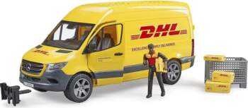 Bruder MB Sprinter DHL with driver