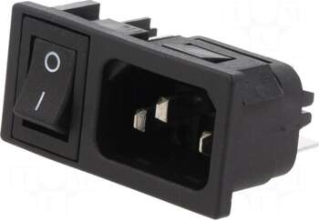 BULGIN Connector: AC supply | socket
