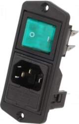 BULGIN Connector: AC supply | socket