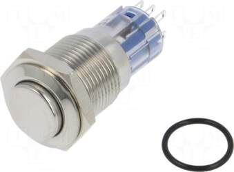 BULGIN Switch: vandal resistant | DPDT