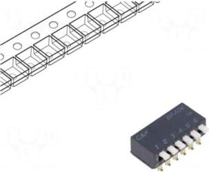 C&K Switch: DIP-SWITCH | Poles number: