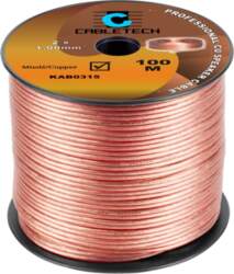 CABLETECH Kabel głośnikowy 1,0mm