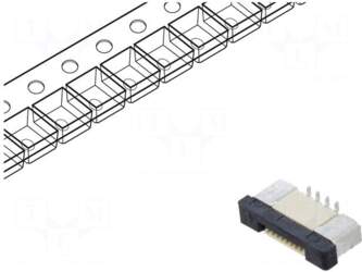 CONNFLY Connector: FFC/FPC | tinned |