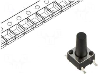 CONNFLY Microswitch TACT | SPST |