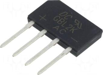 DC COMPONENTS Bridge rectifier: single-phase |