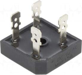 DC COMPONENTS Bridge rectifier: single-phase |