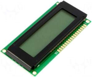 DISPLAY ELEKTRONIK Display: LCD | alphanumeric