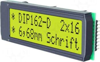 DISPLAY VISIONS Display: LCD | alphanumeric