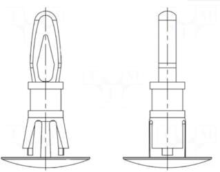 DREMEC Assembly stud | polyamide 66