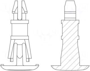 DREMEC Assembly stud | polyamide 66