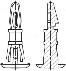 DREMEC Assembly stud | polyamide |