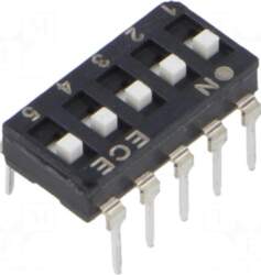 ECE Switch: DIP-SWITCH | Poles number: