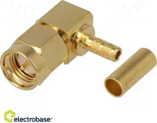 Electro Base Plug; SMA; male; angled