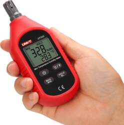 UNI-TI ® Temperatūras un mitruma mērītājs