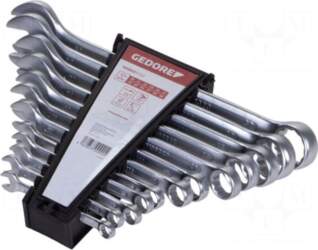 GEDORE Wrench: combination spanner-set | double-sided