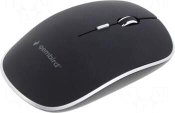 GEMBIRD Mouse | black,light silver