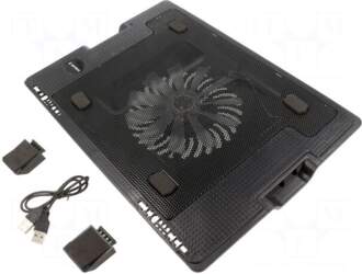 GEMBIRD Notebook cooling stand | black