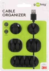 Goobay Set of clips | black