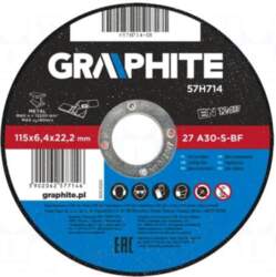 GRAPHITE Grinding wheel | Ø: 115mm