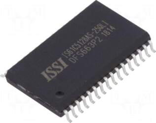 ISSI SRAM memory | 512kx8bit |