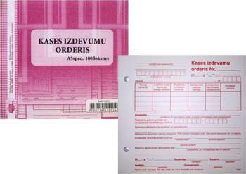 Kases izdevumu orderis ABC JUMS, A5