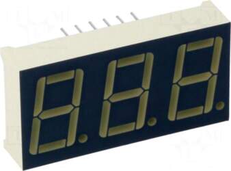KINGBRIGHT ELECTRONIC Display: LED | 7-segment