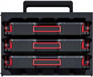 KISTENBERG Set with containers | black