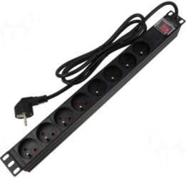 LANBERG Plug socket strip: protective |