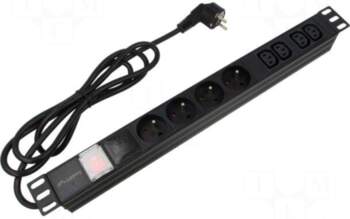 LANBERG Plug socket strip: protective |