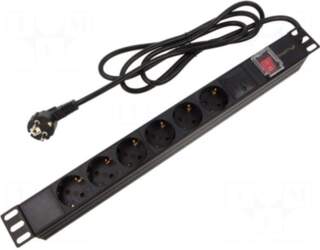 LANBERG Plug socket strip: protective |