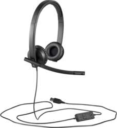 Logitech H570e Stereo Headset black