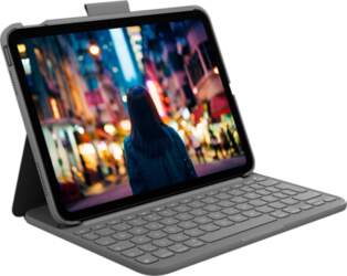 Logitech Slim Folio (black, DE layout