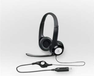 Logitech USB Headset H390 (Black, USB