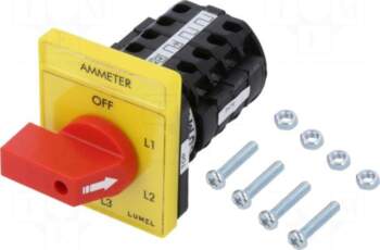 LUMEL Switch: ammeter cam switch |