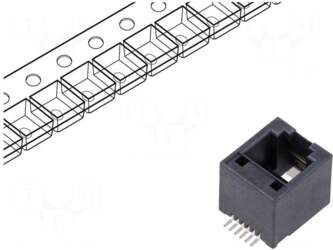MOLEX Connector: RJ12 | socket |