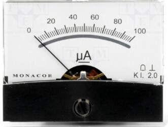Monacor Ammeter | on panel |