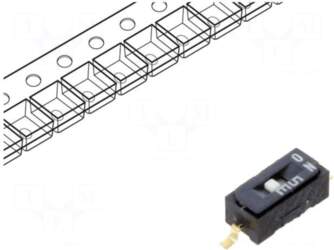 Nidec Copal Electronics Switch: DIP-SWITCH |