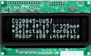 NORITAKE Itron Display: VFD | alphanumeric