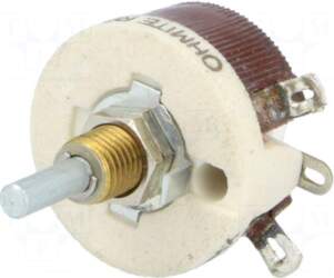 OHMITE Potentiometer: shaft | 75Ω |