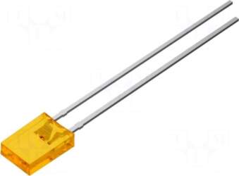 OPTOSUPPLY LED | orange | rectangular