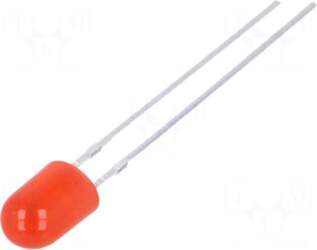 OPTOSUPPLY LED | red | oval