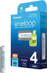 Panasonic Eneloop, battery (AAA (Micro), 4